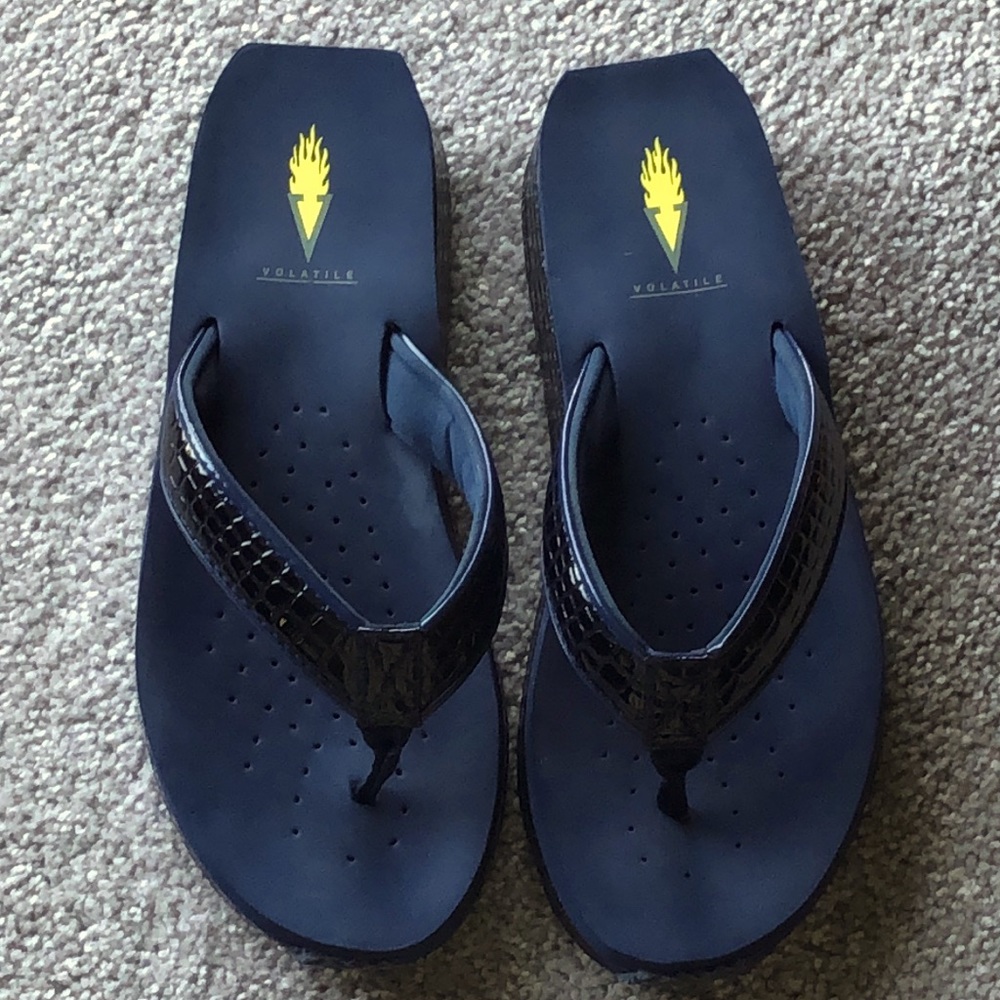 Volatile Frappachino Wedge Flip-Flop 9